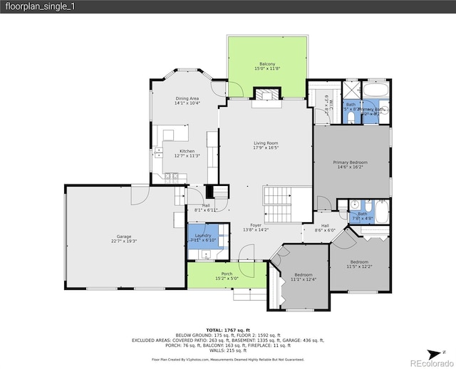 41479 Countryside Cir, Parker, CO 80138 - view of property floor plan