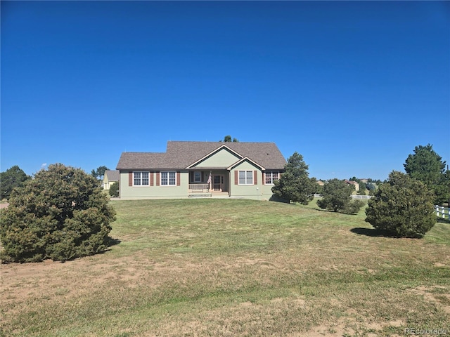 41479 Countryside Cir, Parker, CO 80138 - ranch-style home featuring a front yard and a porch