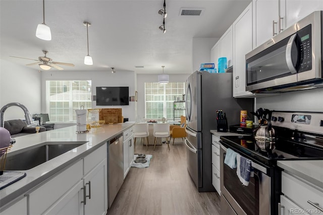 9185 Wilde Ln Unit 101, Parker, CO 80134 - kitchen featuring stainless steel appliances, healthy amount of natural light, light wood-style floors, and a sink
