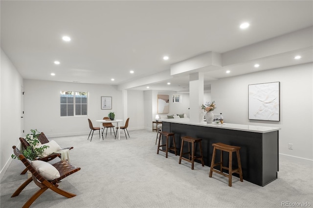 5944 E Irwin Pl, Centennial, CO 80112 - indoor bar featuring recessed lighting and light carpet