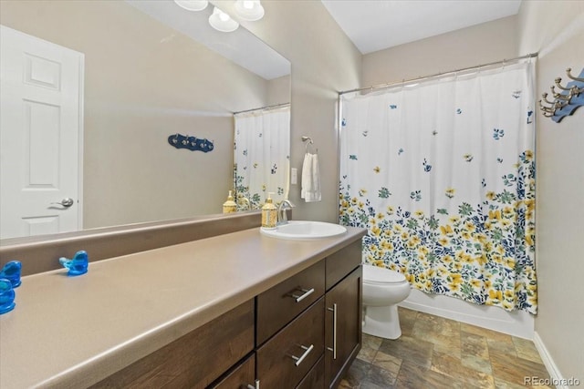 17102 W 85th Pl, Arvada, CO 80007 - full bathroom featuring stone finish flooring and vanity