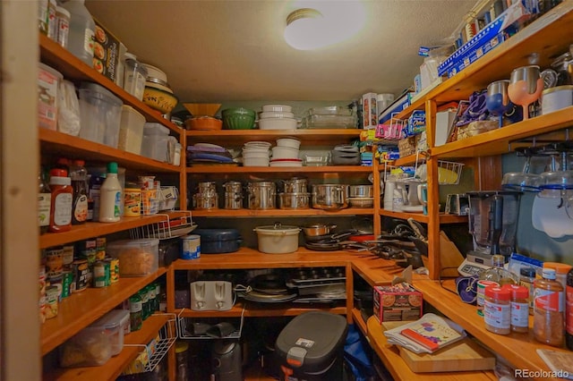 view of pantry