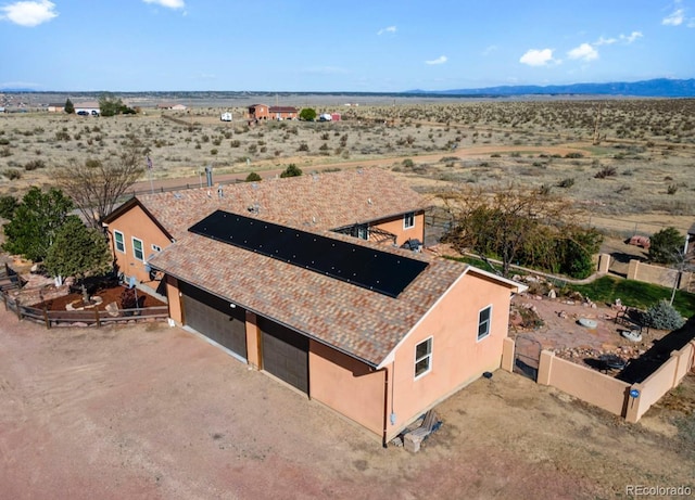 1882 N Rough Rock Ln, Pueblo West, CO 81007 - aerial view of sparsely populated area with a desert landscape