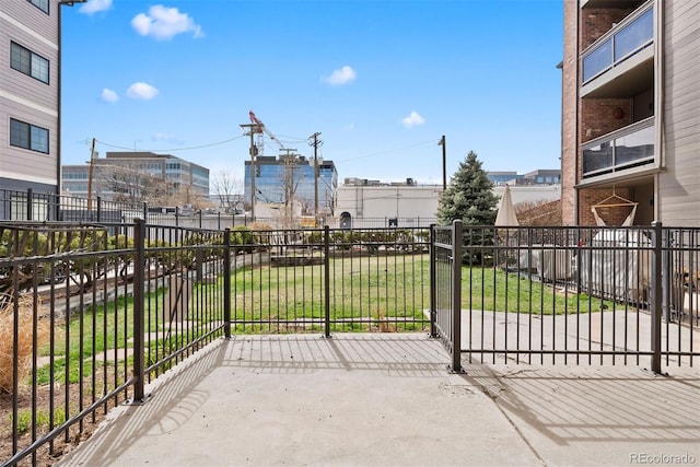 350 Detroit St Unit 107, Denver, CO 80206 - view of patio / terrace with fence
