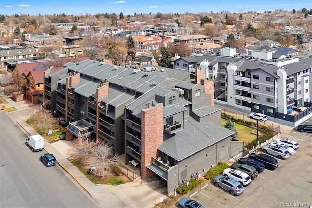 350 Detroit St Unit 107, Denver, CO 80206 - drone / aerial view featuring a residential view