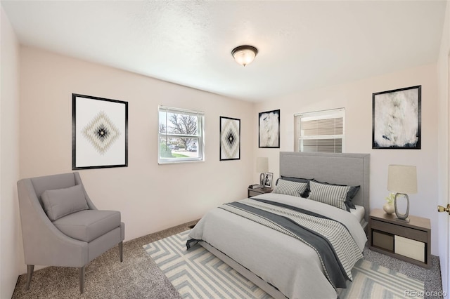 bedroom featuring carpet floors