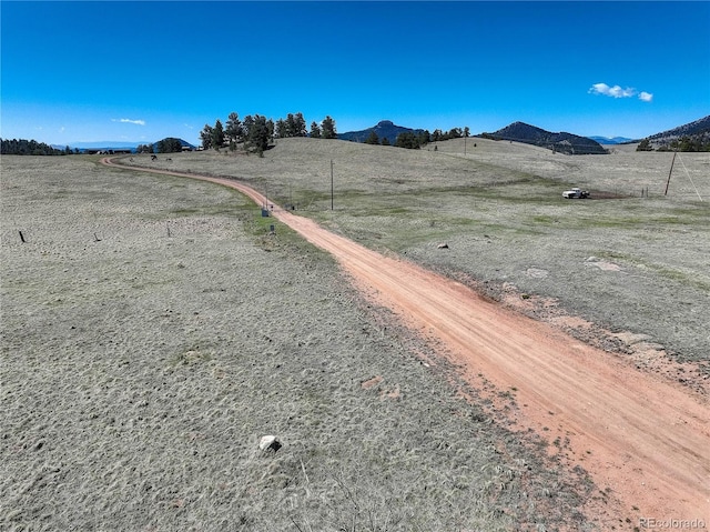 777 Deerview Dr, Florissant, CO 80816 - view of yard with a view of countryside and a mountain view