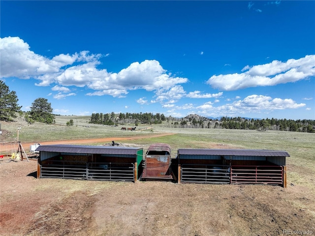 777 Deerview Dr, Florissant, CO 80816 - view of outdoor structure featuring an exterior structure and a rural view