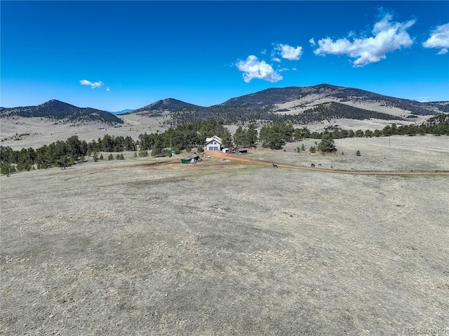 777 Deerview Dr, Florissant, CO 80816 - view of mountain backdrop with rural landscape