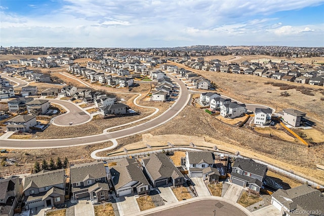 birds eye view of property featuring a residential view