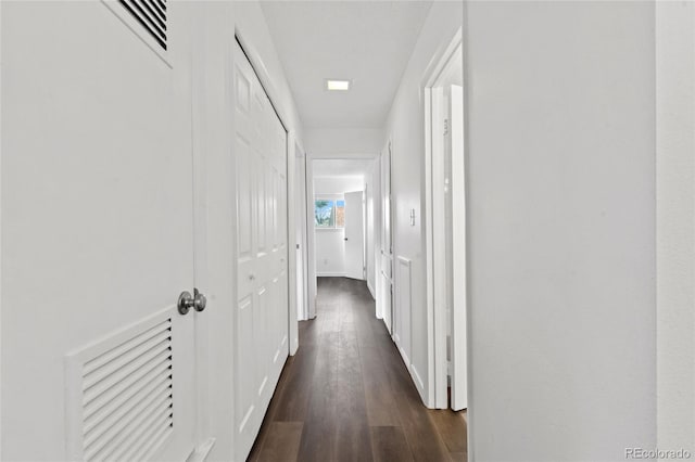 7220 S Gaylord St Unit G17, Littleton, CO 80122 - hall featuring dark wood-style flooring