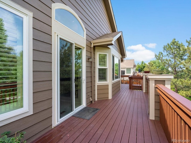 5660 S Eaton St, Littleton, CO 80123 - view of wooden deck