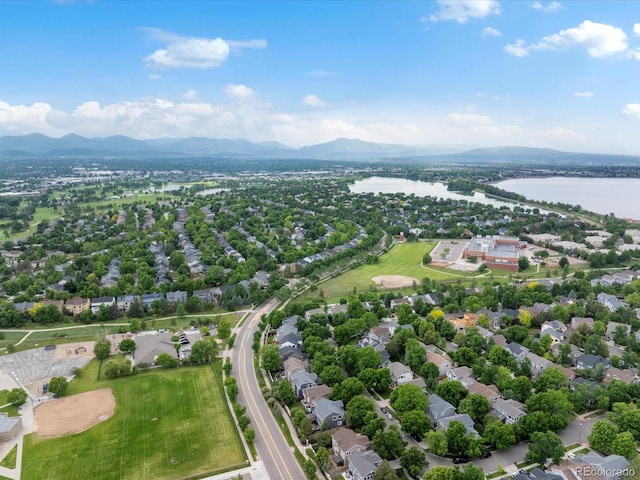 5660 S Eaton St, Littleton, CO 80123 - aerial view of residential area featuring a water and mountain view