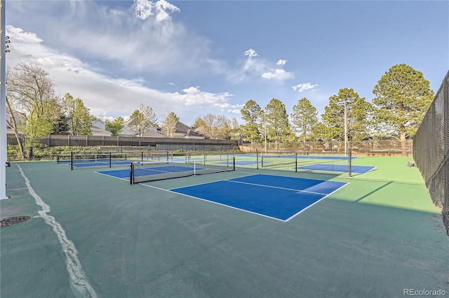 view of sport court