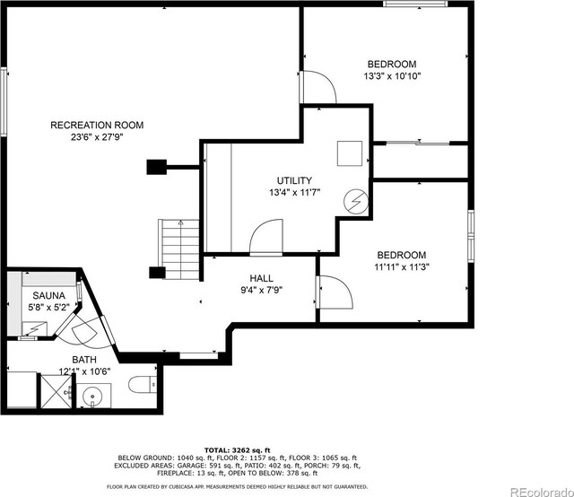10052 Sage Sparrow Ct, Highlands Ranch, CO 80129 - plan