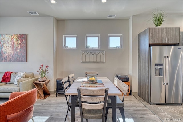 1139 Agate Ln, Poncha Springs, CO 81242 - dining room featuring light wood-type flooring, plenty of natural light, and recessed lighting