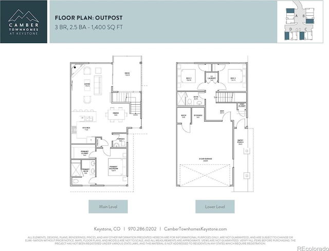 624 Montezuma Rd Unit C-3, Keystone, CO 80435 - property floor plan