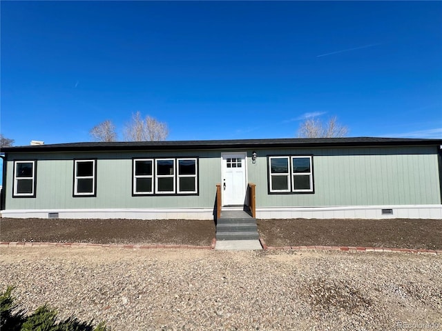 view of manufactured / mobile home