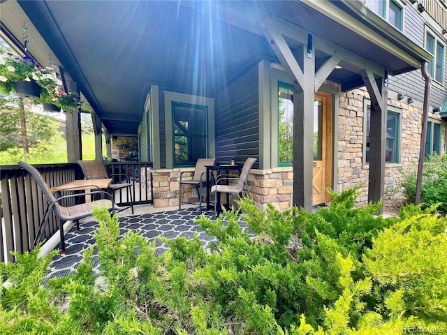 2104 Blue Sky Trl Unit 2-104, Granby, CO 80446 - view of covered porch