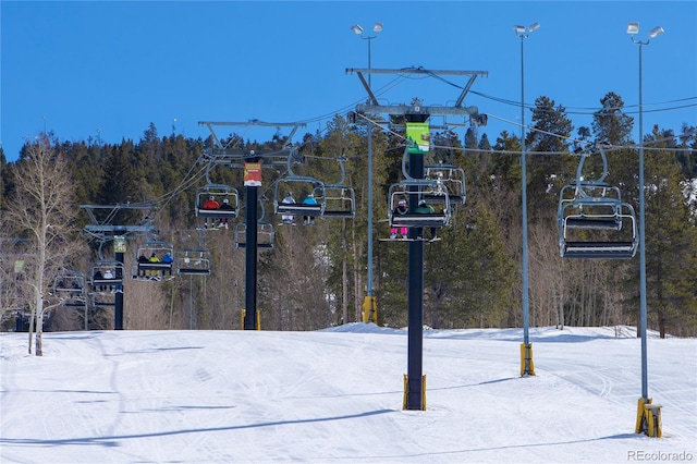 2104 Blue Sky Trl Unit 2-104, Granby, CO 80446 - view of sport court featuring a view of trees