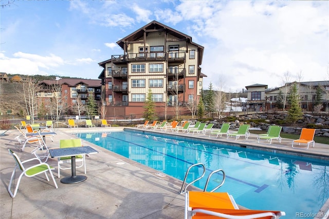 2104 Blue Sky Trl Unit 2-104, Granby, CO 80446 - community pool with a patio