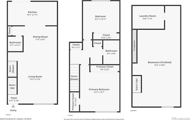 4452 W Pondview Dr, Littleton, CO 80123 - view of room layout