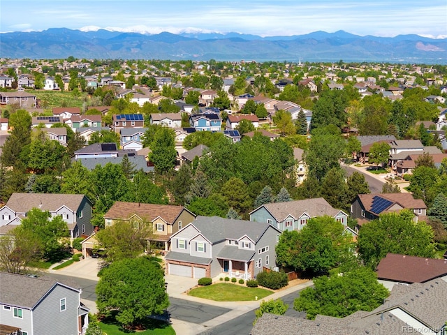 10511 Jaguar Gln, Lone Tree, CO 80124 - aerial perspective of suburban area featuring mountains