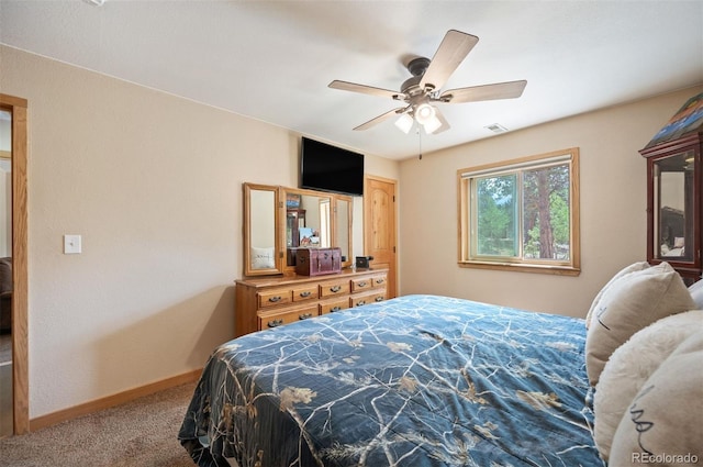 21 Crystal Rock Rd, Bailey, CO 80421 - bedroom with carpet floors and a ceiling fan