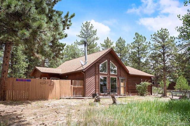 21 Crystal Rock Rd, Bailey, CO 80421 - back of house with a shingled roof