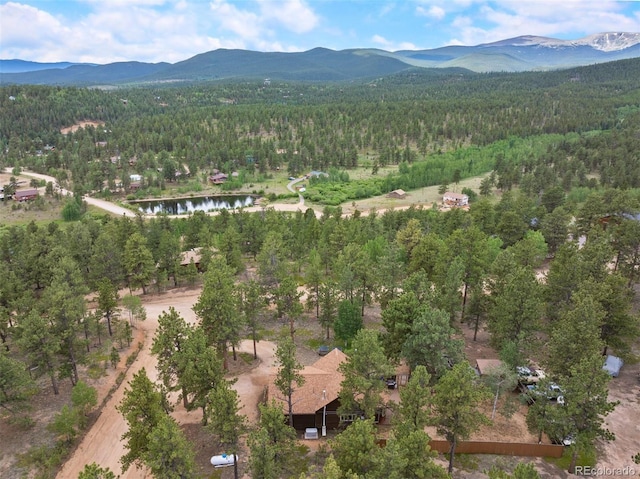 21 Crystal Rock Rd, Bailey, CO 80421 - bird's eye view of a heavily wooded area and mountains