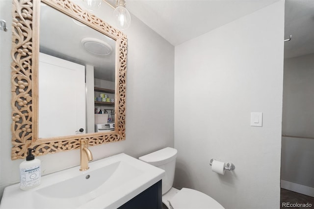 17372 E Prentice Cir, Centennial, CO 80015 - bathroom with toilet and vanity