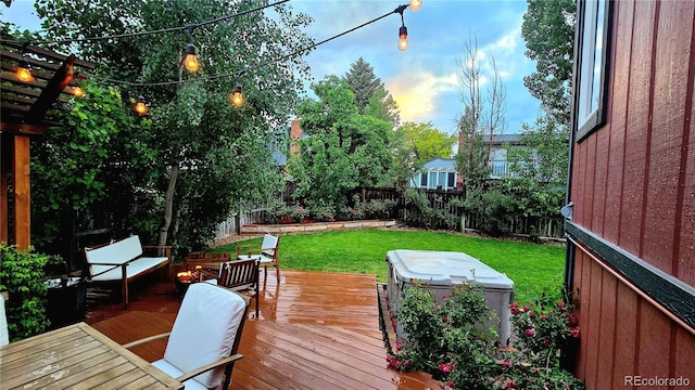 17372 E Prentice Cir, Centennial, CO 80015 - view of wooden deck