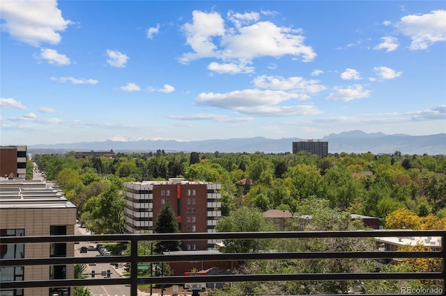 2374 S University Blvd Unit 202, Denver, CO 80210 - balcony featuring a mountain view