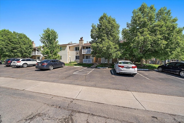 view of uncovered parking lot