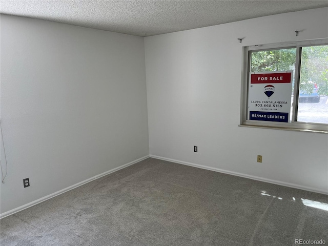 8555 Fairmount Dr Unit A108, Denver, CO 80247 - unfurnished room with carpet flooring, a textured ceiling, and baseboards