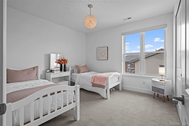 bedroom featuring carpet floors