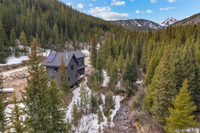 379 Rainbow Rd, Idaho Springs, CO 80452 - view of mountain background with a heavily wooded area