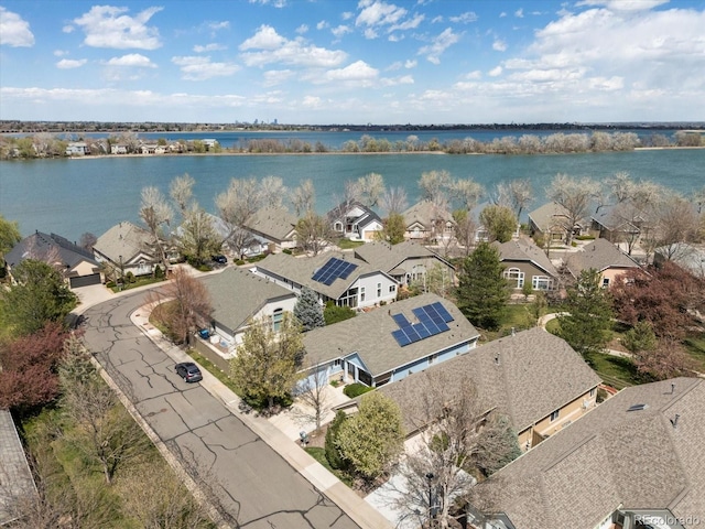7158 W Belmont Dr, Littleton, CO 80123 - aerial view featuring a residential view and a water view