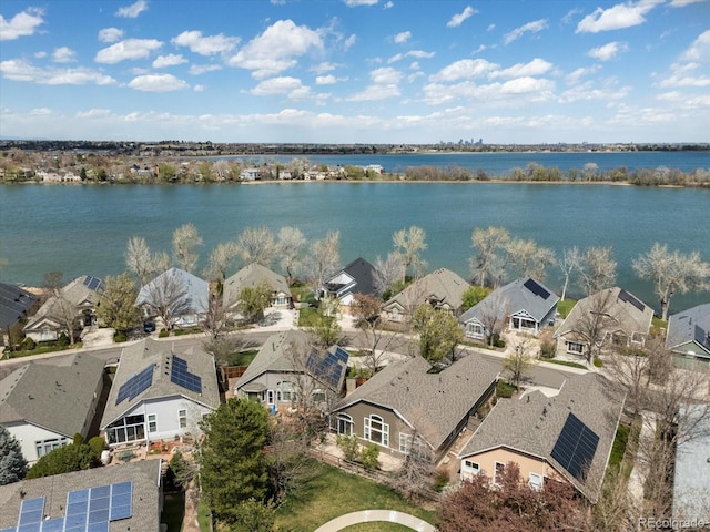 7158 W Belmont Dr, Littleton, CO 80123 - birds eye view of property featuring a residential view and a water view