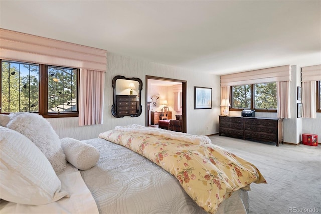 2851 Interlocken Dr, Evergreen, CO 80439 - bedroom featuring light colored carpet