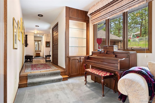 2851 Interlocken Dr, Evergreen, CO 80439 - living area with light colored carpet