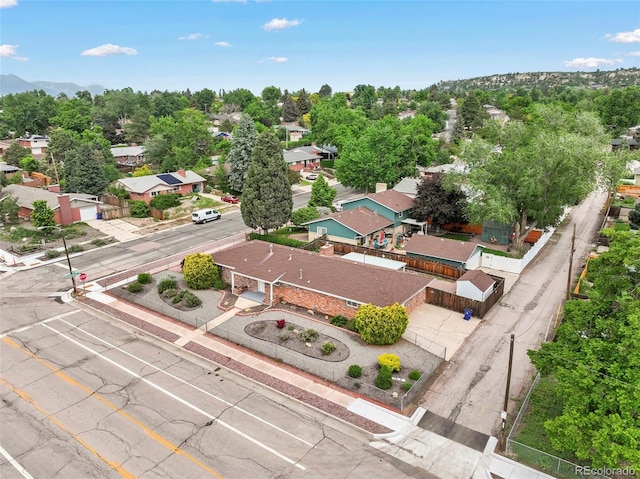 2043 Patrician Way, Colorado Springs, CO 80909 - aerial perspective of suburban area