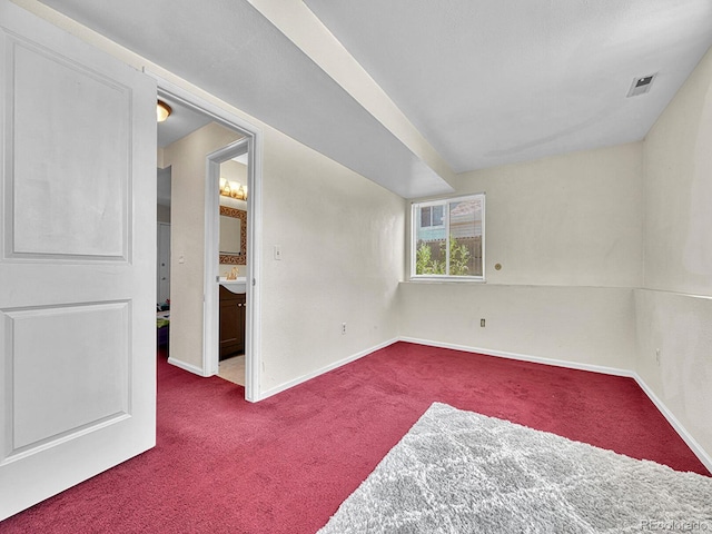 778 S Fairplay Ct, Aurora, CO 80012 - carpeted empty room with baseboards and a sink