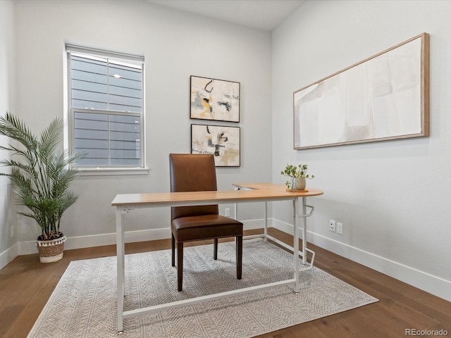 9378 E 60th Pl, Denver, CO 80238 - office space featuring baseboards and wood finished floors