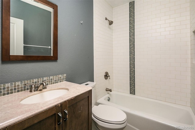 1067 Uinta Way Unit 1067, Denver, CO 80230 - full bathroom featuring vanity, bathtub / shower combination, and a textured wall