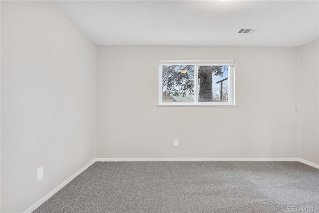 empty room with carpet floors