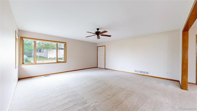 23 Carla Way, Broomfield, CO 80020 - empty room with carpet flooring, a ceiling fan, and baseboards