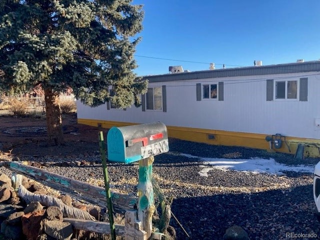 view of side of property
