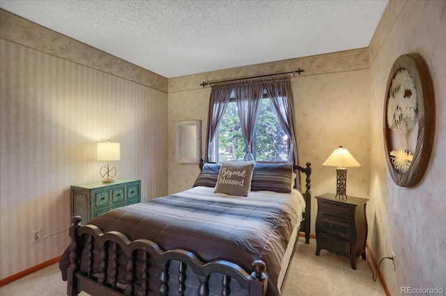 6112 Alkire Ct, Arvada, CO 80004 - bedroom featuring light carpet and a textured ceiling