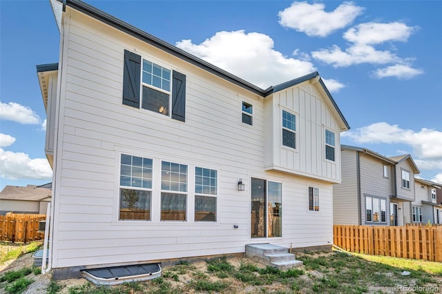 view of rear view of property